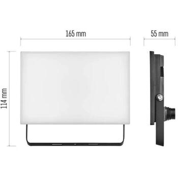 Emos LED прожектор TAMBO ZS2532, 30 W, 3000 lm, IP65, черный, 100 lm/W, алюминиевый корпус, IK08 (ZS2532)