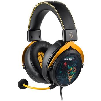 A4Tech Наушники A4Tech Bloody M595 Renegade Midnight A4TSLU47738, 2.3m, 105dB, 20-20000Hz, 32Ω, M.O.C.I. HybridCore (A4TSLU47738)