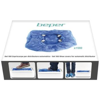 Beper Чехлы для обуви C206UTI002, 100 шт., ABS, водонепроницаемые, гибкая часть щиколотки (C206UTI002)