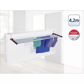 LEIFHEIT Quartett 42 Extendable Aluminium 1081413, подвесная сушилка, 55-105см, алюминий (1081413)