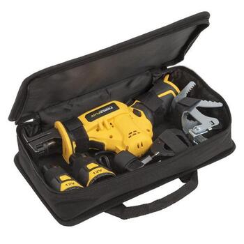Akumulatora zobenzāģis 12V, 2x2Ah, 5 piederumi, POWX0398 POWERPLUS (POWX0398)