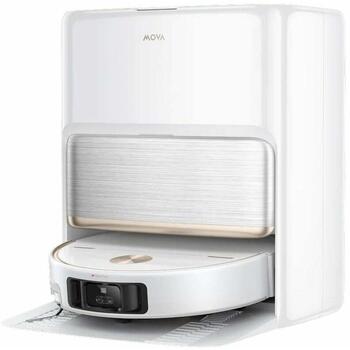 MOVA V70 Ultra Complete | Robotic Vacuum Cleaner | Wet&Dry | 6400 mAh | Dust capacity 3.5 L | 40000 Pa | White (V70 Ultra Complete White)