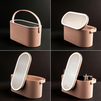 Rio Органайзер для макияжа с зеркалом CSBB-EU/1.6, 24.1cm x 11.7cm x 10.4cm, USB зарядка, LED подсветка, портативный дизайн (CSBB-EU/1.6)