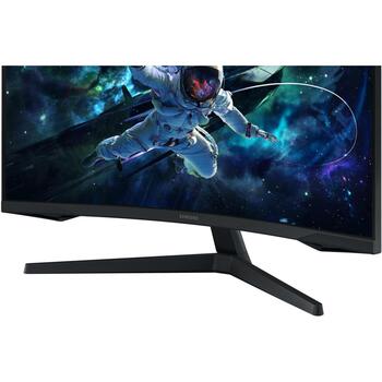 Samsung LCD monitors LS32CG552EUXEN 81.3 cm 2560 x 1440 Quad HD LED 1 ms 16:9 178° 178° ieliekts VESA montāža melns (LS32CG552EUXEN)