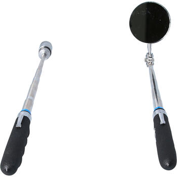 Teleskopisks spoguļa un magnēta komplekts, 620mm, BT115905 BRILLIANT TOOLS (BT115905)