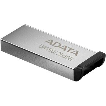 Adata USB флеш-накопитель UR350-256G-RSR/BK 256 ГБ, USB 3.2 Gen 1, скорость чтения 100 МБ/с, металлический корпус (UR350-256G-RSR/BK)