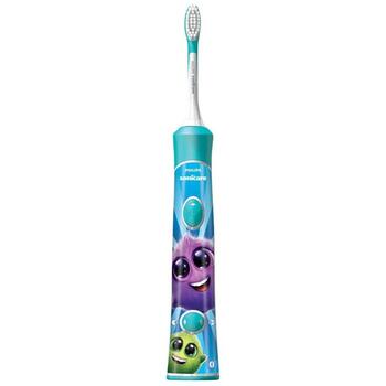 Philips Зубная щетка Sonic HX6322/04, 2 режима, 2 насадки, перезаряжаемая, Bluetooth, Aqua (HX6322/04)