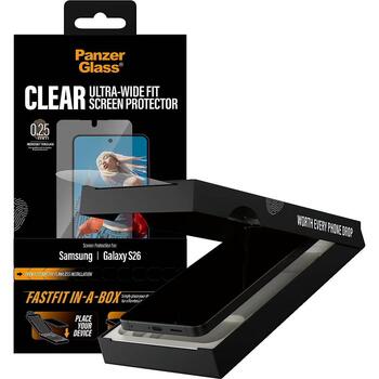 PanzerGlass ekrāna aizsargplēve Samsung Galaxy S26 PG17676, 0.37mm, caurspīdīgs, izturīgs pret skrāpējumiem, triecieniem (PG17676)
