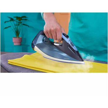 Philips Tvaika gludeklis DST7020/20, 2800 W, 300 ml, 50 g/min, 250 g/min, zils (DST7020/20)
