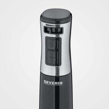 Severin погружной блендер SM 3772, 600 W, 0.7 л, 3 насадки, нержавеющая сталь, венчик, мерный стакан (3772)