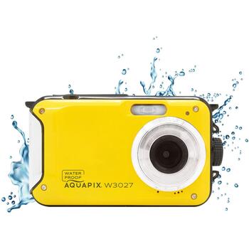 Easypix Aquapix W3027 Wave Yellow 10032, водонепроницаемая компактная камера, 30 Мп, 2.7