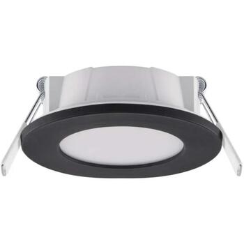 Emos LED прожектор LORI ZV1164, 4,5 Вт, 345 лм, IP65, 110°, 2700/4000 K, черный, встраиваемый (ZV1164)