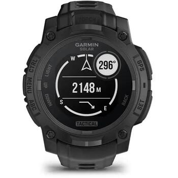 Garmin умные часы Instinct 3 Solar Tactical 010-02934-50, 45мм, 0.9дюйм, 176x176 пикселей, 10ATM, 28 дней, 32ч, 576ч (010-02934-50)