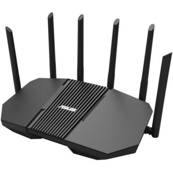 Asus маршрутизатор 90IG0A30-MO9C10 Wi-Fi 7 9400 Мбит/с, Три диапазона, 4x 2.5G порта, AiMesh, 6 антенн, Черный (90IG0A30-MO9C10)