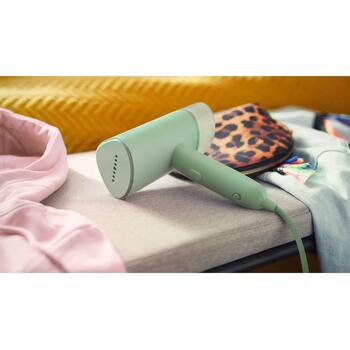 Philips Garment Steamer STH3010/70, 1000 Вт, 0.1 Л, 20 г/мин, компактный, складной, готов через 30 сек, безопасен для всех тканей (STH3010/70)