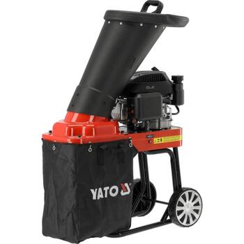 Yato zaru smalcinātājs YT-85580, 3.5 kW, 196 cm³, 45 mm, 30 l, benzīna, četrtaktu, LONCIN LC1P70FC, manuāla palaišana, 3000 min⁻¹ (YT-85580)