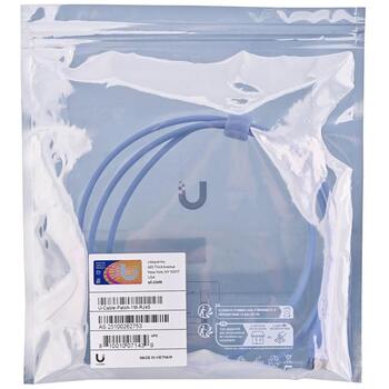 Ubiquiti patch kabelis, U-Cable-Patch-1M-RJ45, 1m, Cat6, RJ-45, RJ-45, 30AWG, balts, 1 gab. (U-Cable-Patch-1M-RJ45)
