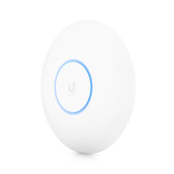 Wi Fi 6 piekļuves punkts 802.11ax 6 telpiskās plūsmas līdz ~5.3 Gb s 140 m² pārklājums 350+ ierīces PoE GbE U6-PRO Balts Ubiquiti (U6-PRO)
