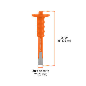 Kalts ar rokturi 25x250mm Truper® (C-1X10G)