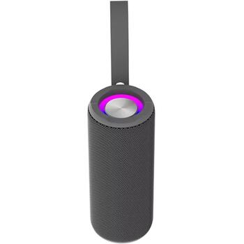 Denver Беспроводная колонка BTV-213GR 111151020600, 100 W, 1200 mAh, 3 ч, AUX, Bluetooth, TWS, яркая подсветка (111151020600)