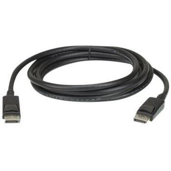 Aten DisplayPort rev.1.2 кабель 2L-7D03DP, 3 м, поддержка 4K, 3840x2160 при 60 Гц, оловянный медный проводник (2L-7D03DP)