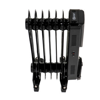 Efektīvs eļļas radiators ar tālvadības pulti 2000 W 3 jaudas līmeņi līdz 26 m² Melns CR7812 Camry (CR 7812)