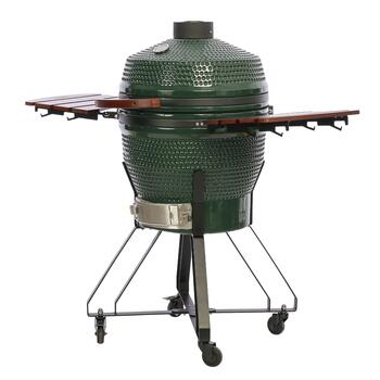 TunaBone Kamado Pro M угольный керамический гриль для приготовления мяса и овощей 22