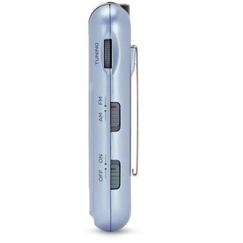 Aiwa карманное радио R-22SL, AM/FM стерео, ETS, Hyperbass, разъем 3,5 мм для наушников, DC 3V, в комплекте наушники (R-22SL)