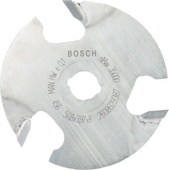 Diskveida gropju frēze 8 mm, D1 50,8 mm, Rokas frēzēm, malu frēzēm DISKVEIDA GROPJU FRĒZE EXPERT FOR WOOD, 2608629387 BOSCH (2608629387)