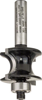 Savienojumu frēze R=6,0mm, l=19mm,kāts 8mm, Rokas frēzēm, malu frēzēm IZLIEKTA PUSLOKA PROFILU FRĒZE STANDARD FOR WOOD, 2608628360, BOSCH (2608628360)