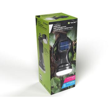 Tracer Фонарь TRAOSW47140, 1200 мАч, 60 лм, 4ч, 2-3ч, IP20, ABS + PS, солнечный фонарь, ручка для переноски (TRAOSW47140)