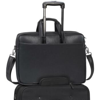 Rivacase Кейс Orly 8940(PU)BLACK, 16'', 2 отсека, 2 передних кармана, 875g, Монохромный (8940(PU)BLACK)