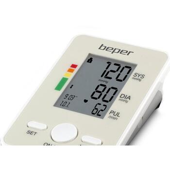 Beper Тонометр 40.120, 137mm, 87mm, 40mm, 4xAAA, LCD, 120 измерений, индикатор аритмии (40.120)