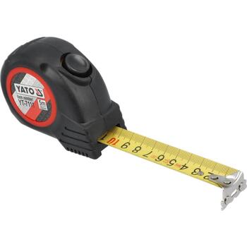 Yato Mērlente YT-7111, 5 m x 25 mm, tērauds ar neilonu, ABS ar gumiju, II klase, magnētisks āķis, 1 fiksators (YT-7111)