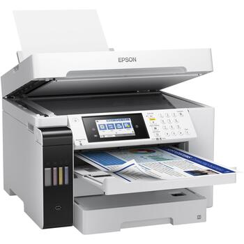 Epson Многофункциональный принтер L15180 C11CH71406, 4-в-1, A3, 25 стр/мин, Wi-Fi, ADF, цветной, 1200 x 1200 dpi (C11CH71406)