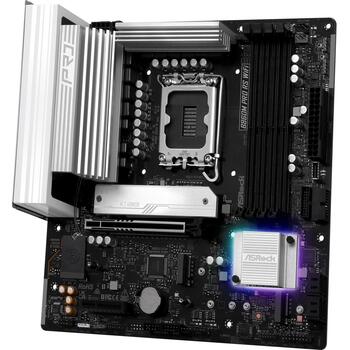 Asrock B860M Pro RS WiFi mātesplate B860M Pro RS WiFi, Intel B860, LGA 1851, 4 x DDR5, 256 GB, 3 x M.2, 2,5 Gb LAN, WiFi 6E (B860M Pro RS WiFi)