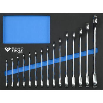 Инструментная тележка с 7 ящиками и 473 инструментами, Brilliant Tools, BT153473, 400 кг, 35 кг на ящик (BT153473)
