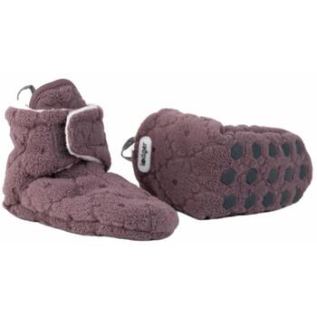 Lodger Folklore Fleece тапочки SL 330_12-18, 12-18m, 100% полиэстер, Velcro, нескользящая подошва, фиолетовый (SL 330_12-18)