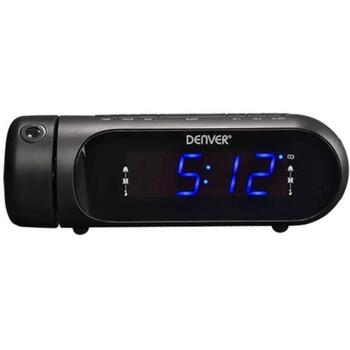 Denver Радио будильник CPR-700 111131000550, 180°, 0,9 дюйма LED, двойной будильник, USB порт (111131000550)