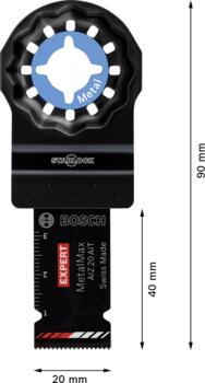 Starlock AIZ20AIT 5 gab., Svārstību daudzfunkcionālajiem darbarīkiem EXPERT AIZ 20 AIT METALMAX GREMDZĀĢĒŠANAS ASMENS, 2608900013, BOSCH (2608900013)