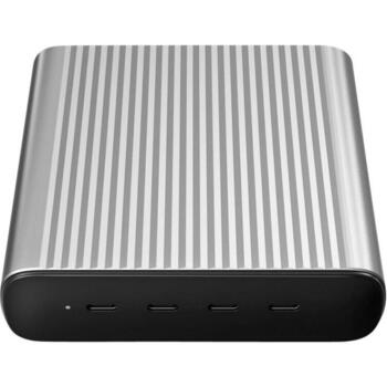 Hyper адаптер питания HJGAN245-EU, 245W, 4 x USB-C PD порта, включены EU и UK вилки (HJGAN245-EU)