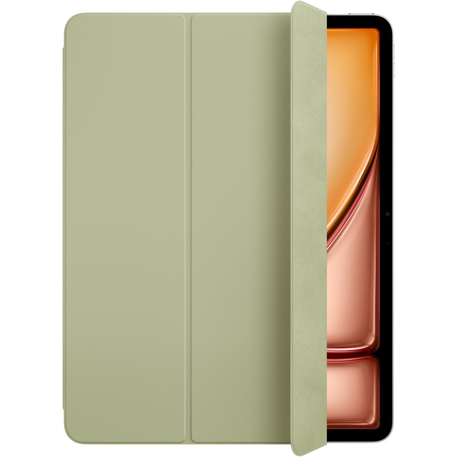 Apple Чехол для планшета Smart Folio for iPad Air 13-inch (M2) MWKC3ZM/A, 0.42кг, полиуретан, шалфей (MWKC3ZM/A)