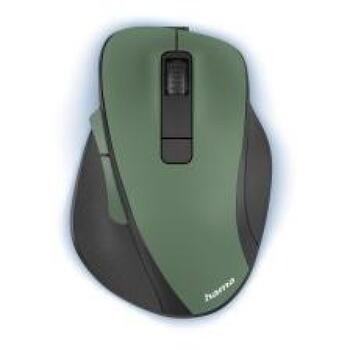 Hama MW-500 перезаряжаемая оптическая мышь 173035, 10м, 800/1200/1600 DPI, эргономичная, USB, беспроводная, аккумулятор (00173035)