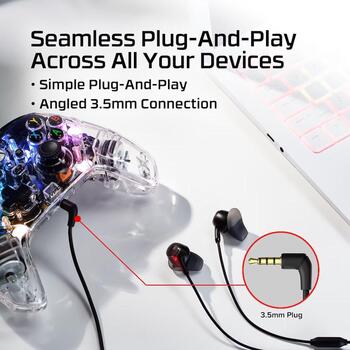 HyperX Cloud Earbuds III BN7R9AA наушники, 3.5mm, 20Ω, стерео, in-ear, микрофон, черный (BN7R9AA)