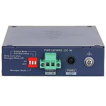 Dahua сетевой коммутатор CHS4206-4ET-90, 6 портов, 4 PoE, 100M, 90W PoE бюджет, настольная модель, L2 (CHS4206-4ET-90)