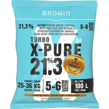 Browin Дрожжи для дистилляции 403106, 21.3%, 100L, 0.36kg, 5-6 дней (403106)