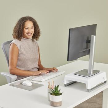 Fellowes Breyta klaviatūras roku balsts 100142579, 47cm, 6cm, 1.75cm, Silikons, Patentēta HEX Cushion Technology (100142579)