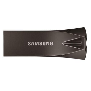 Samsung MUF-512BE4/APC BAR Plus USB-накопитель 512 GB USB 3.2 Gen 1 до 400 MB/s чтение до 110 MB/s запись USB-A Gray (MUF-512BE4/APC)