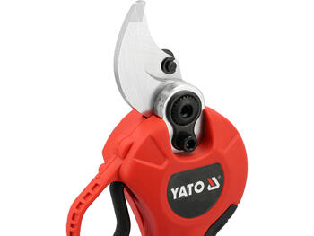 Yato садовые ножницы YT-828380, 18V, 30мм, 2000мАч, Li-Ion, 36Втч, 1ч, 5.5мм, SK5, бесщеточный, ЖК-дисплей, индикатор заряда (YT-828380)