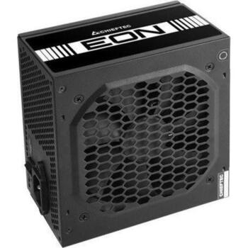 Chieftec barošanas bloks EON ZPU-600S, 600W, ATX 2.3, 80 PLUS, aktīvais PFC, 20+4 pin ATX, 4x SATA, 2x PCIe 6+2 pin, 2x Molex (ZPU-600S)